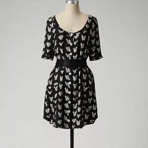 Anthropologie Cavorting Canine silk tunic dress
